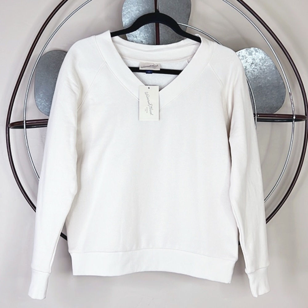 Free Gift NEW Womens Leisure Studio Sweatshirt Universal Thread Cream Ivory  S - Picture 3 of 8